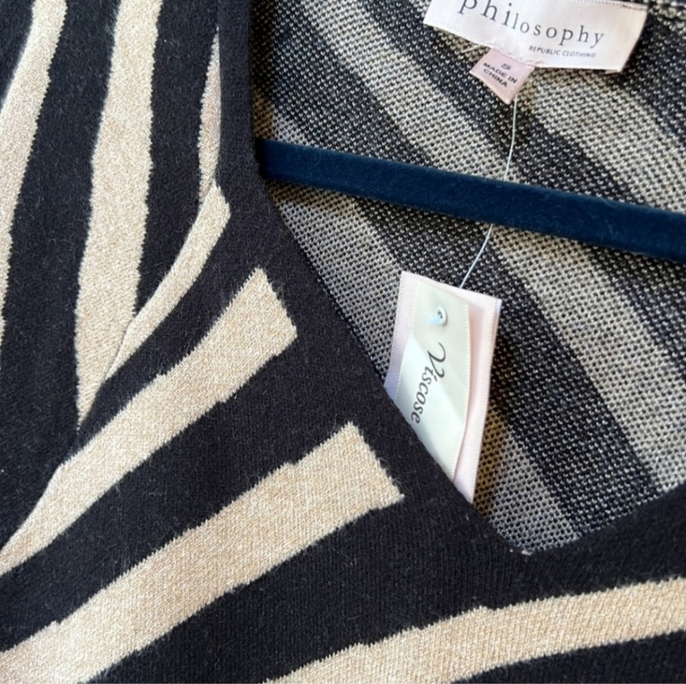 Philosophy animal print sweater